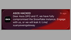 What can I do to protect myself after ‘Asos hacked’ message?
